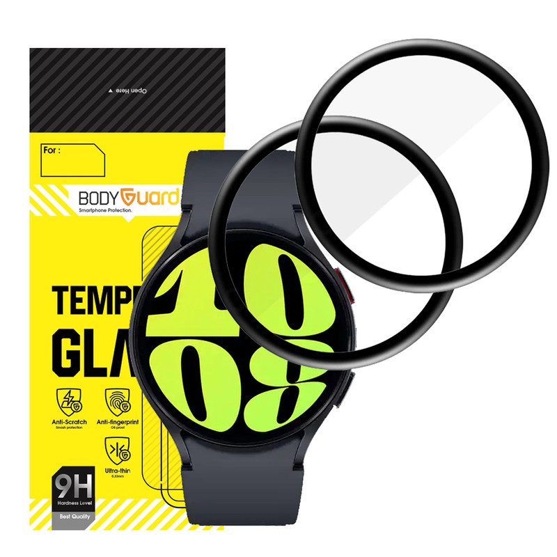 محافظ صفحه نمایش بادیگارد مدل PMMA مناسب برای ساعت هوشمند سامسونگ Galaxy Watch 6 40 mm بسته 2 عددی