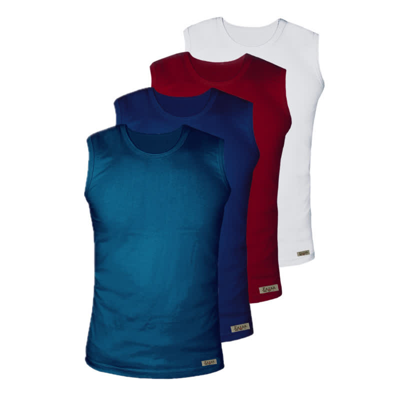 خرید و قیمت زیرپوش آستین حلقه مردانه تولیدی پاران مدل نخ پنبه خالص صادراتی مجموعه 4 عددی