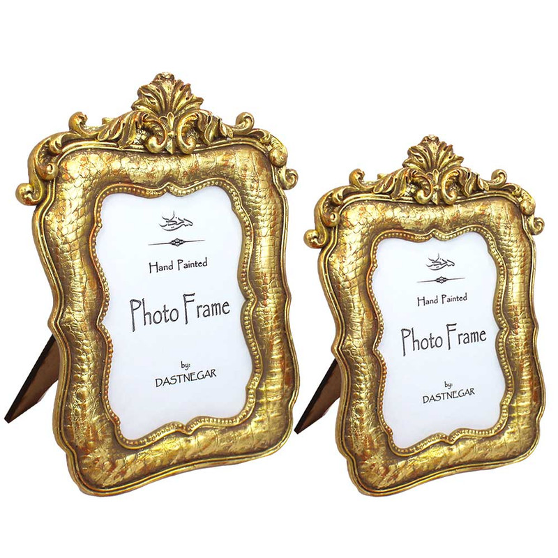 قاب عکس دست نگار مدل romitoon کد M-S مجموعه 2 عددی