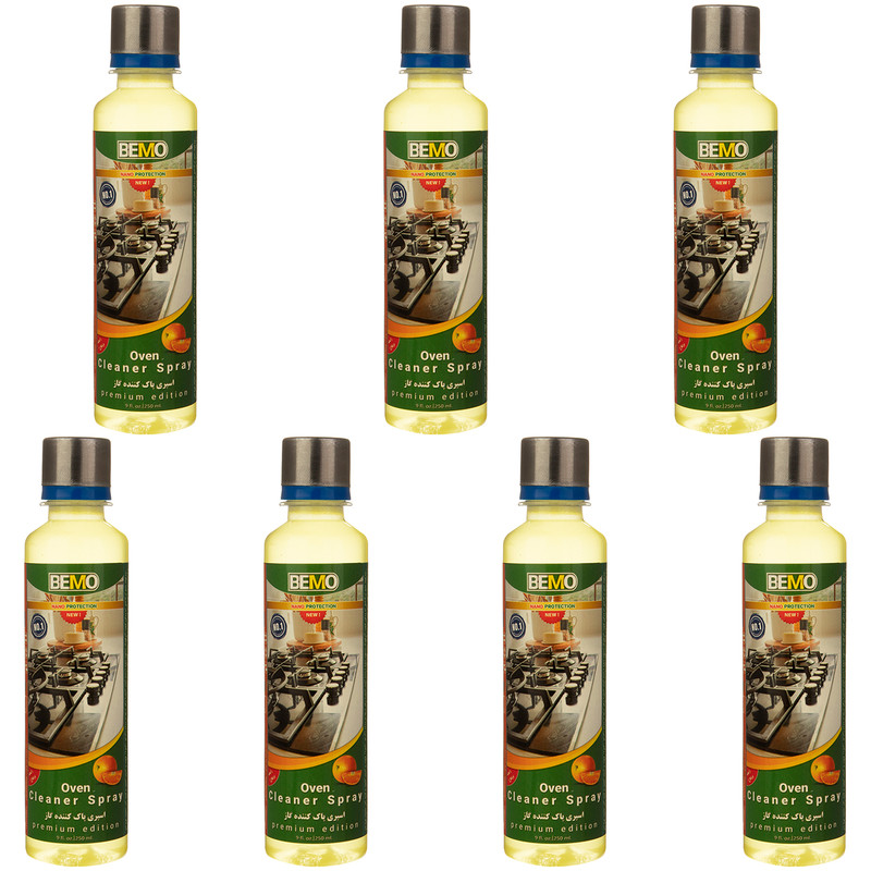 خرید و قیمت مایع پاک کننده فر و گاز بمو مدل NANO حجم 250 میلی لیتر بسته 7 عددی