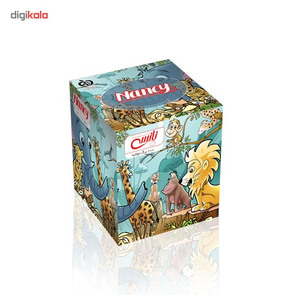 دستمال کاغذی مکعبی نانسی بسته 200 برگ