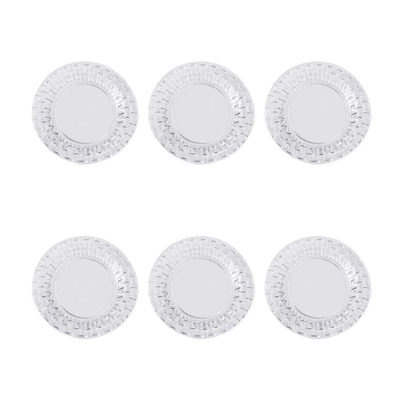 نعلبکی دلی مدل شیشه ایی کدEQ3002-1 مجموعه 6 عددی