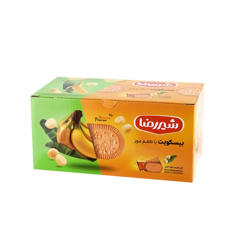 بیسکویت موزی شیر رضا - 1 کیلوگرم