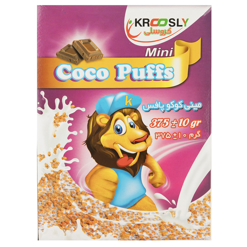 خرید و قیمت مینی کوکو پافس کروسلی مقدار 375 گرم