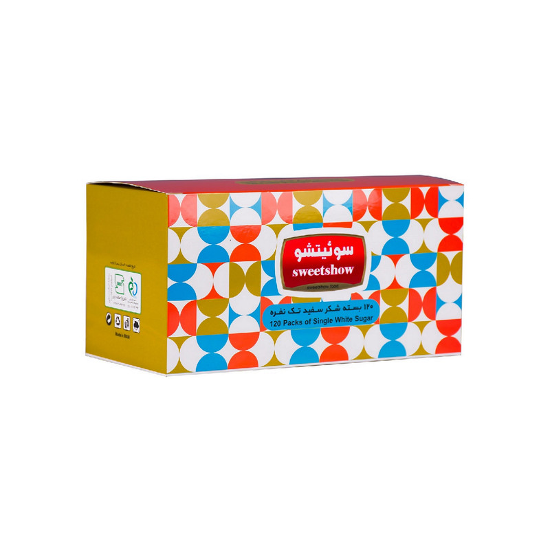 شکر سفید تک نفره سوئیتشو بسته 120 عددی