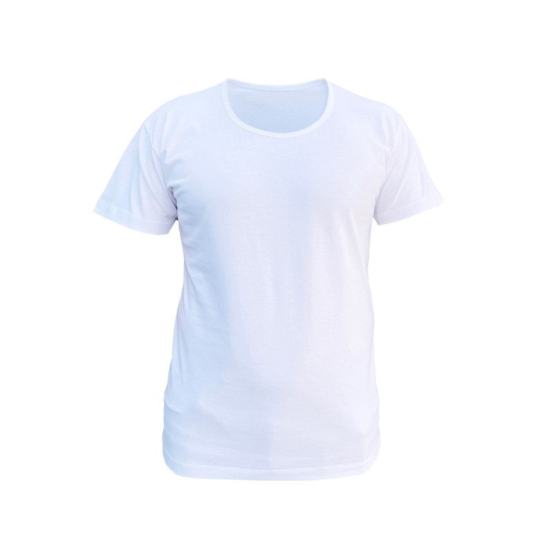 زیرپوش مردانه مدل یقه گرد رنگ سفید