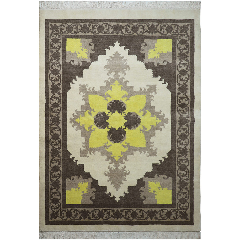 فرش دستبافت سه و نیم متری فرش هریس کد 101863