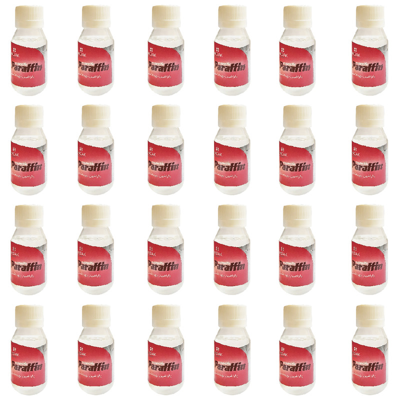 پارافین مایع فدک تانیش مدل 24Gy حجم 60 میلی لیتر مجموعه 24 عددی