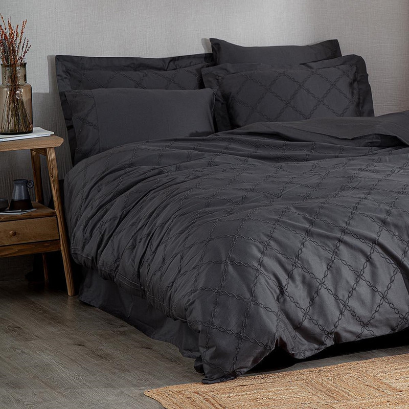 سرویس روتختی اکوکاتن مدل MAHFER ANTRASIT دونفره شش تکه