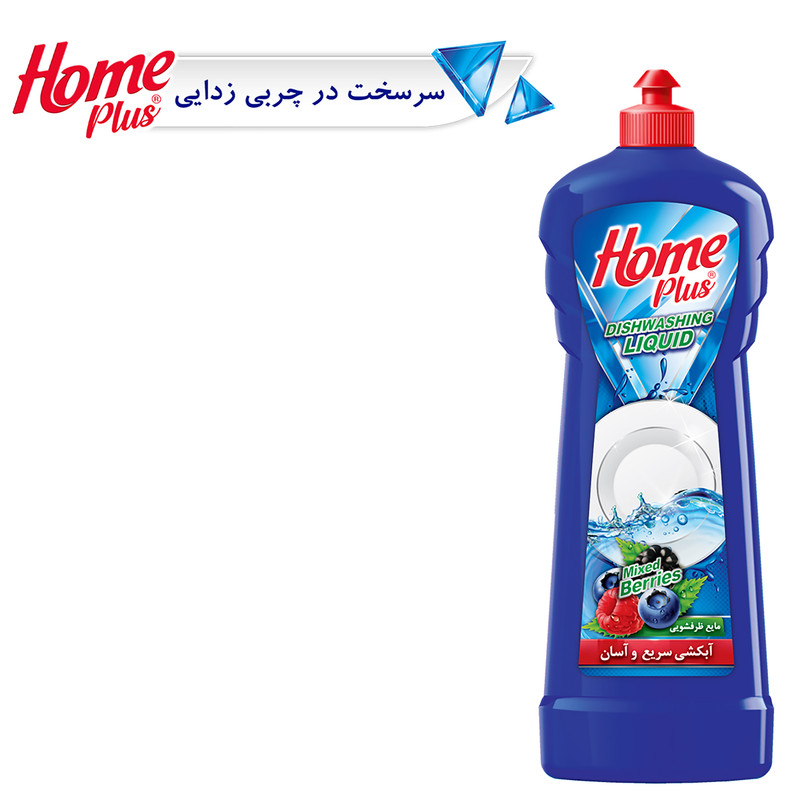 مایع ظرفشویی هوم پلاس مدل Mint and Berry وزن 1000 گرم