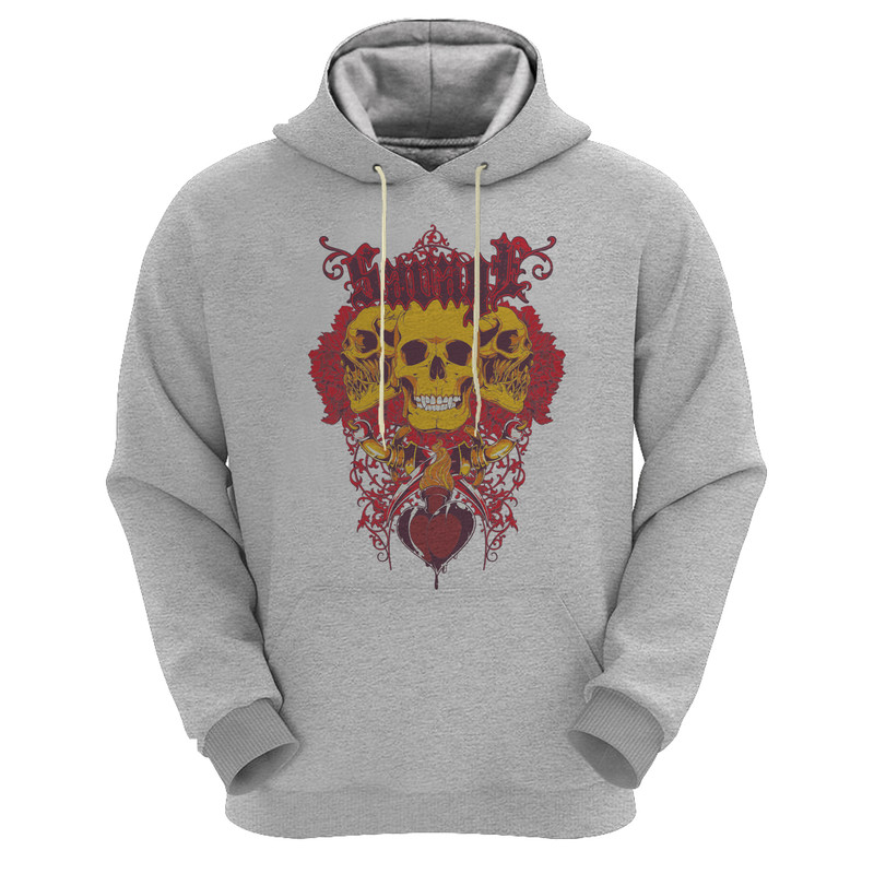 هودی مردانه مدل اسکلت کد M682