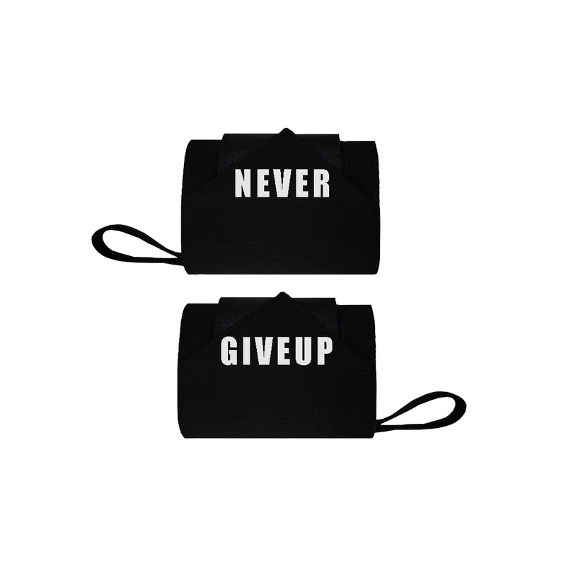 خرید و قیمت مچ بند بدنسازی چیاکو مدل Never Give Up بسته 2 عددی