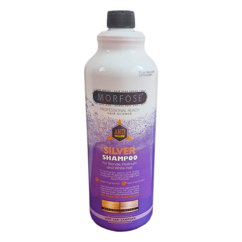 شامپو مورفوس مدل ضد زردی حجم 1000 میلی لیتر