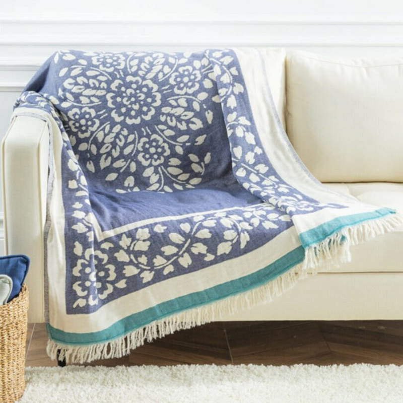 شال مبل مادام کوکو مدل Mirella-Lacivert سایز 130x170 سانتی متر