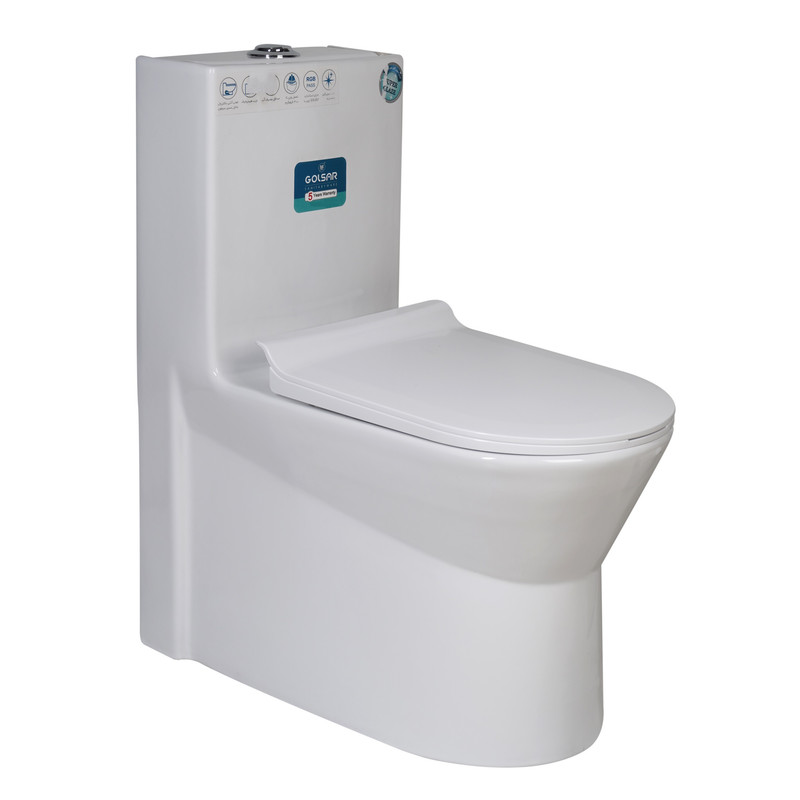 توالت فرنگی گلسار مدل رومنس