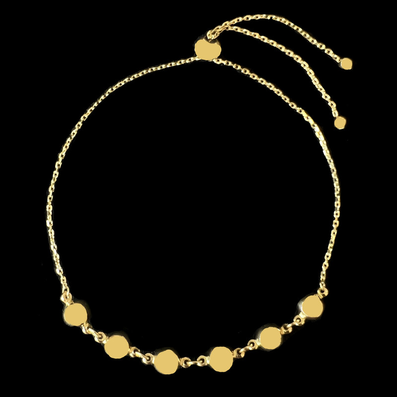 دستبند طلا 18 عیار زنانه دوست خوب مدل dk082