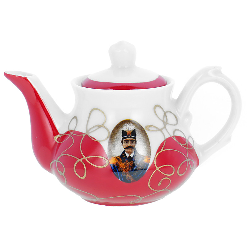 خرید و قیمت قوری چینی مدل زغفرانی طرح ناصری