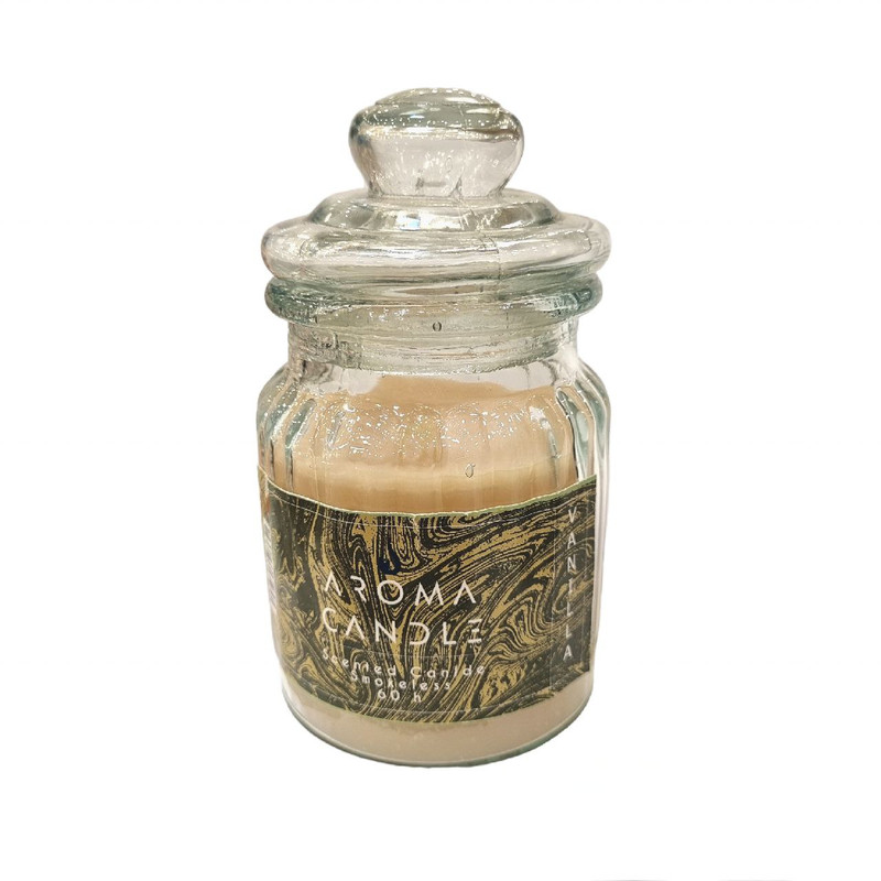 خرید و قیمت شمع معطر آروما کندل مدل Vanilla