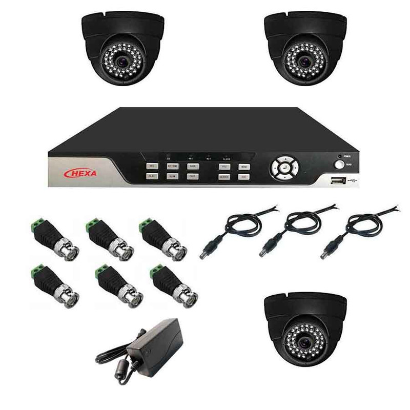 سیستم امنیتی نظارتی دوربین مداربسته هگزا مدل 4001A