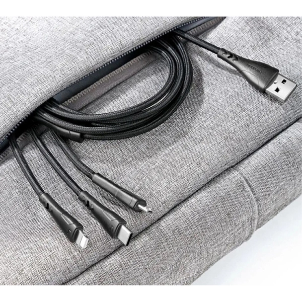 کابل تبدیل USB به Micro USB/ USB-C / لایتنینگ مک دودو مدل ca-6960 طول 1.2 متر 11