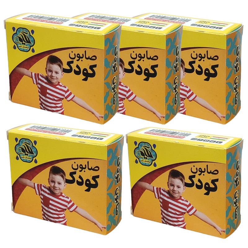 خرید و قیمت صابون کودک گیاهستان حکیم مدل روغن زیتون وزن 45 گرم بسته 5 عددی