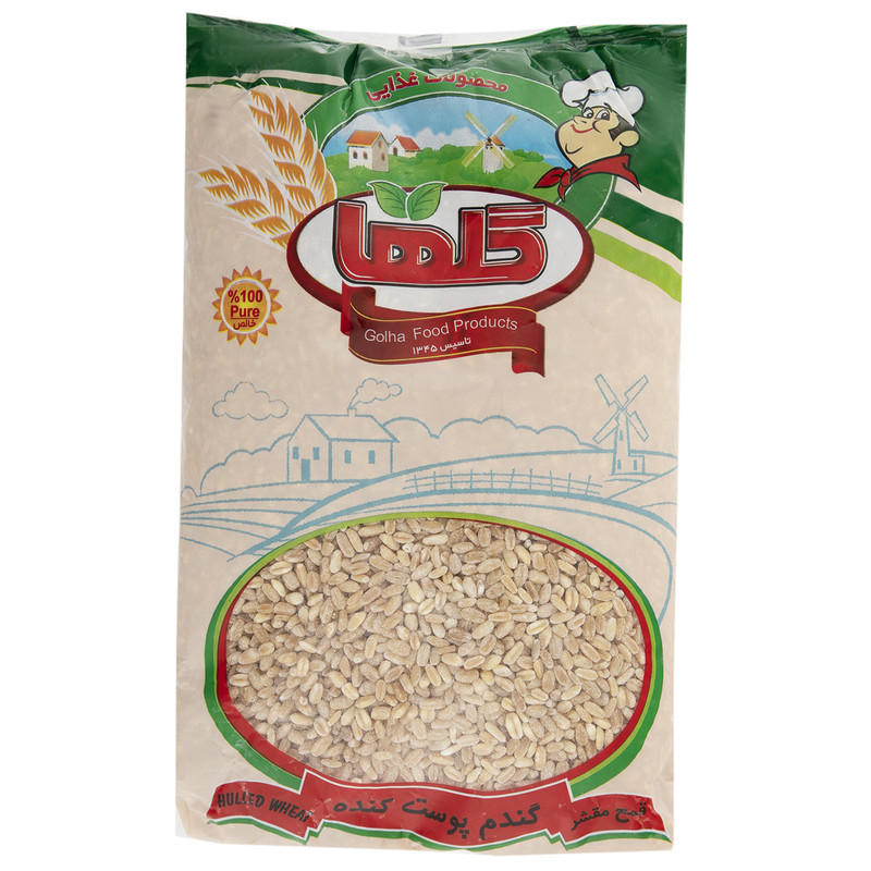 گندم پوست کنده گلها مقدار 900 گرم