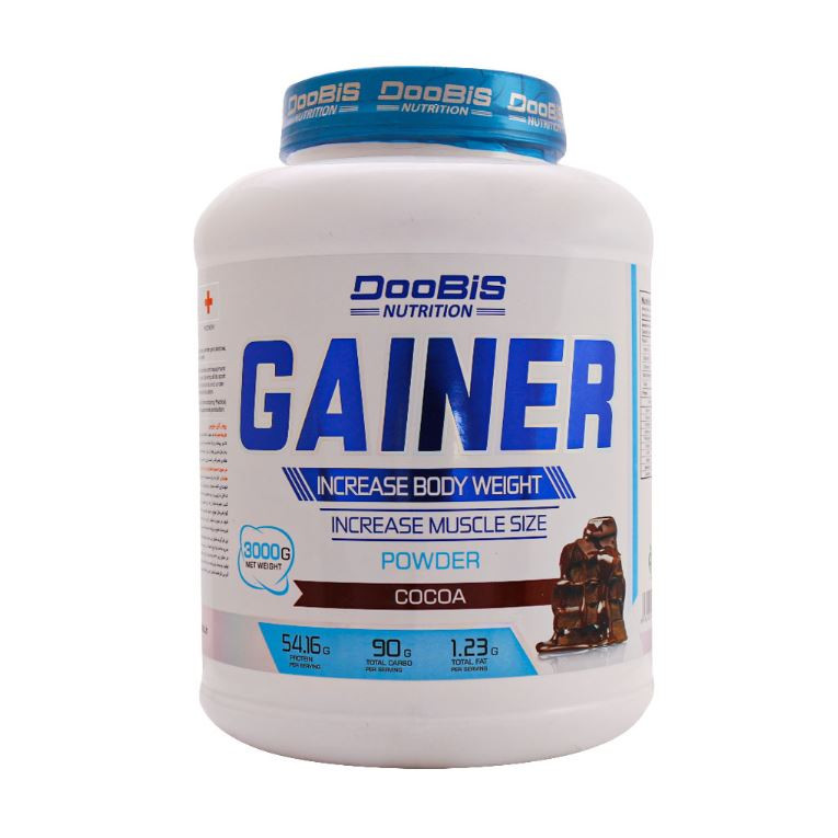 پودر گینر با طعم کاکائو دوبیس نوتریشن - 3000 گرم