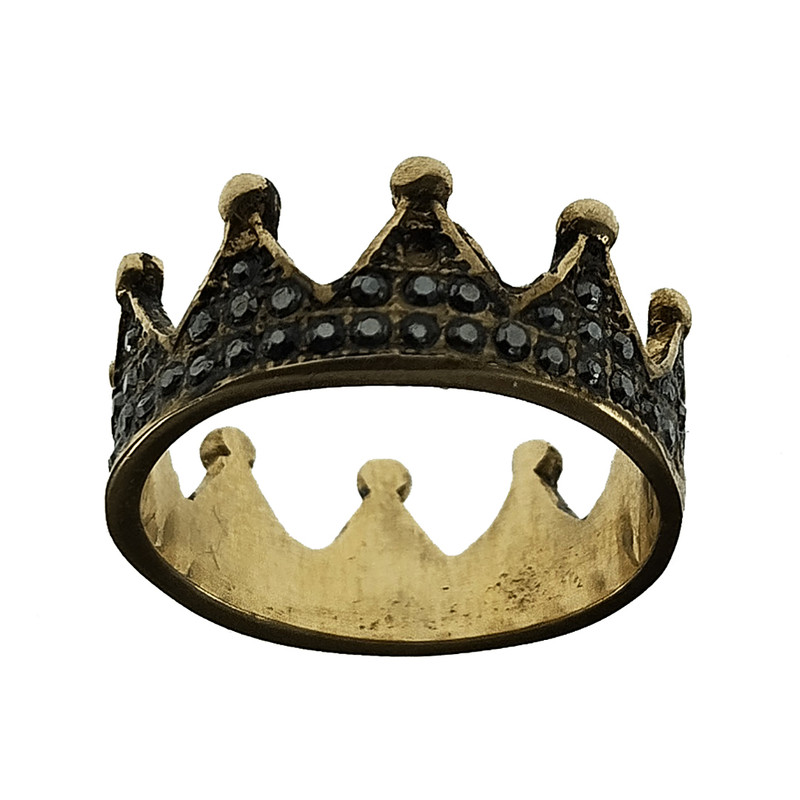 انگشتر زنانه سلین کالا مدل طلاروس تاج کد 59