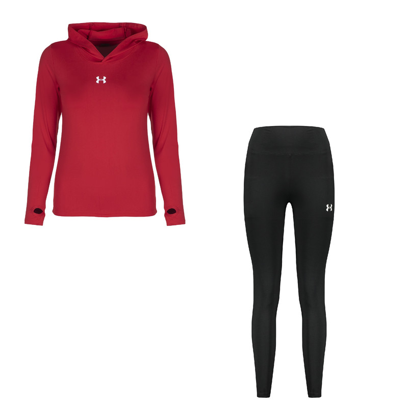 خرید و قیمت ست تی شرت کلاه دار آستین بلند و شلوار ورزشی زنانه مدل KOLAH-176-4104