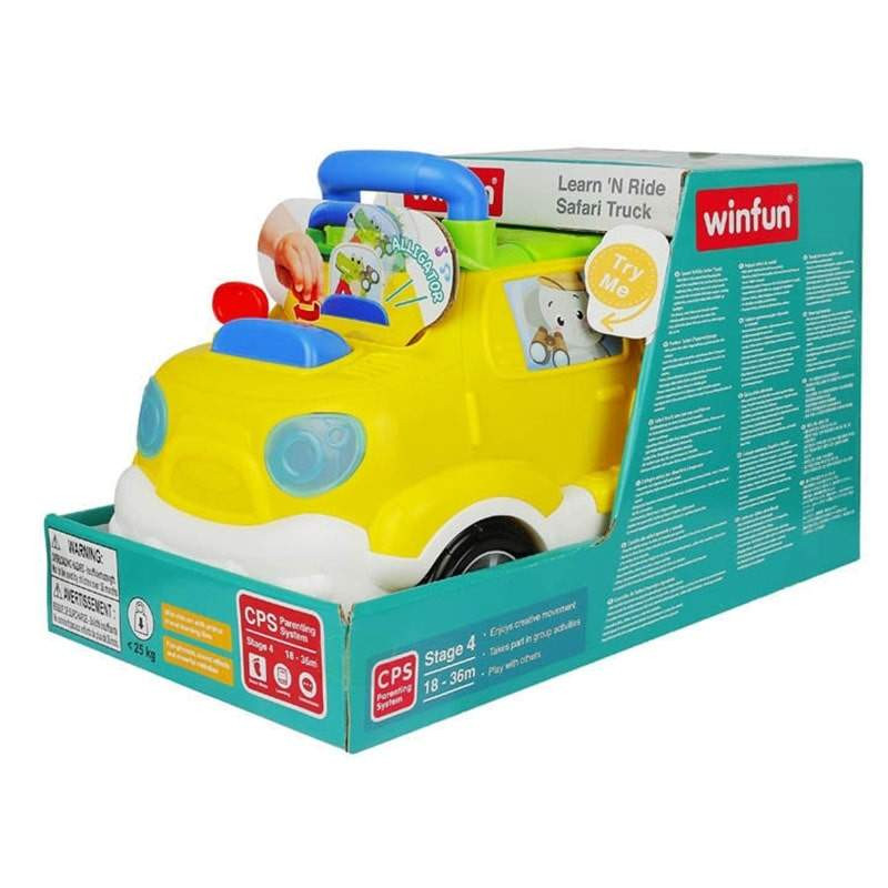 بازی آموزشی حیوانات وین فان مدل کامیون حیوانات