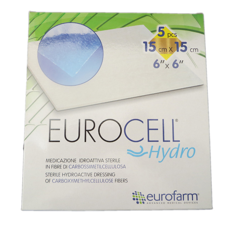پانسمان یوروفارم مدل هیدروفایبر یوروسل بسته 5 عددی