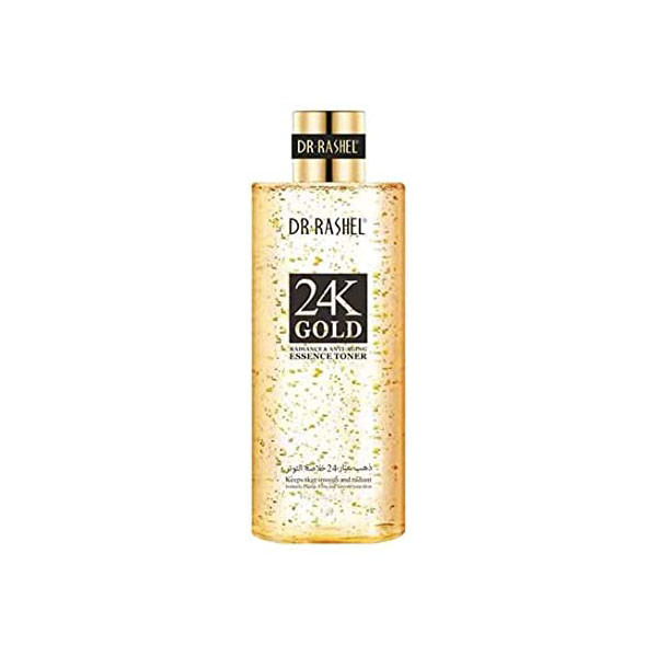 تونر دکتر راشل مدل طلای 24 عیار حجم 300 میلی لیتر