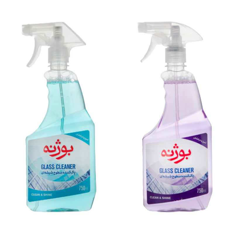 پاک کننده سطوح شیشهای بوژنه مدل 1+1 حجم 750 میلی لیتر بسته 2 عددی