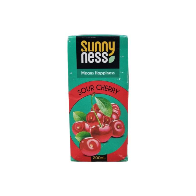 آبمیوه آلبالو سانی نس - 200 میلی لیتر بسته 36 عددی