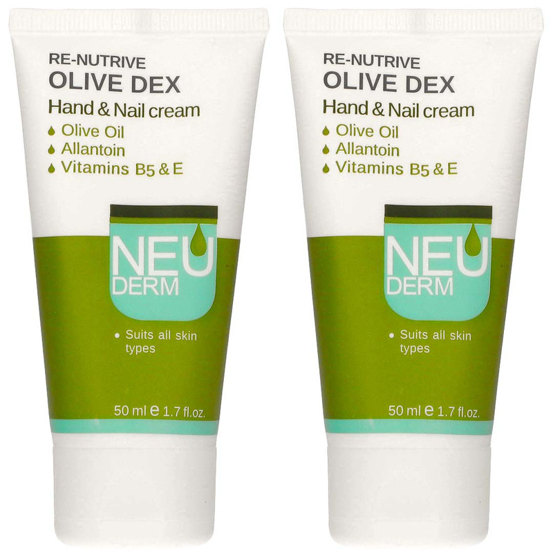 تقویت کننده ناخن نئودرم مدل Olive2 حجم 50 میلی لیتر مجموعه 2 عددی