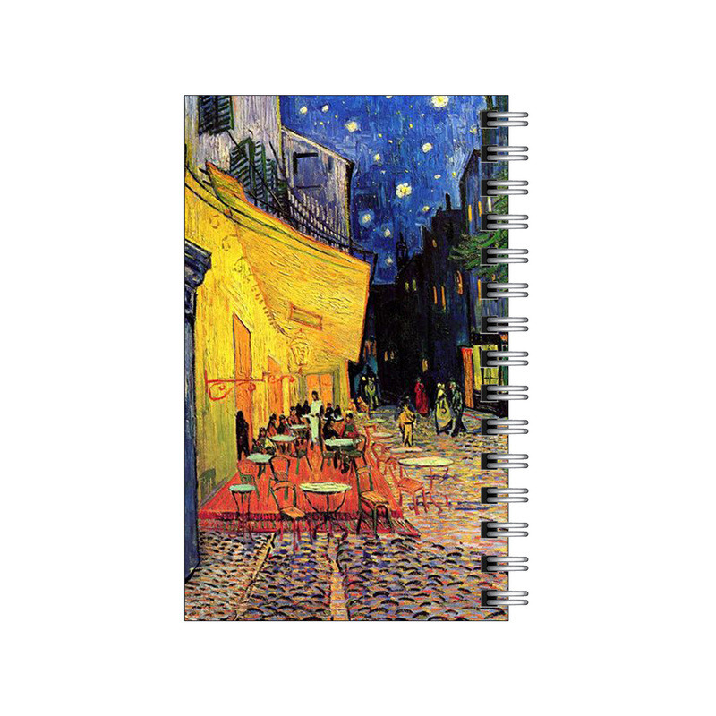دفترچه یادداشت مدل to do list طرح کافه در شب ونگوگ کد 6525939