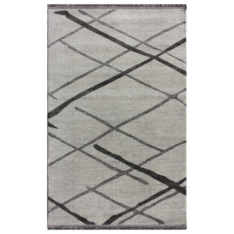 فرش ماشینی نیروانا مدل ویژن کد 2050 زمینه کرم