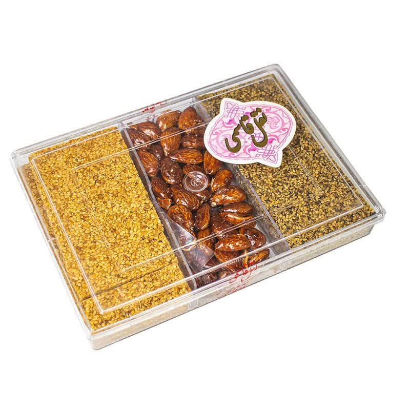 خرید و قیمت کنجد و بادام سوخته نقل محمد رشید قاسمی - 500 گرم