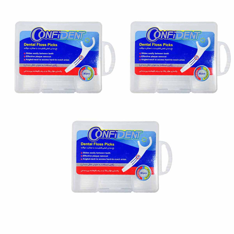 نخ دندان کانفیدنت کد 20 مجموعه سه عددی