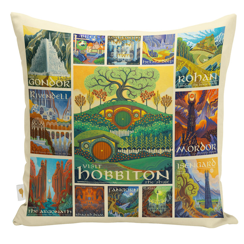 خرید و قیمت کاور کوسن طوطی دیزاین مدل ارباب حلقه ها