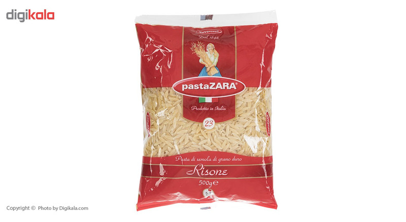 خرید و قیمت پاستا پاستا زارا مدل Risone مقدار 500 گرم