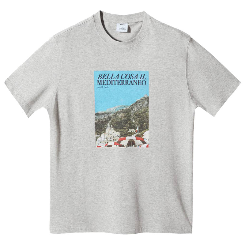 خرید و قیمت تی شرت آستین کوتاه مردانه مانگو مدل HG860BEL