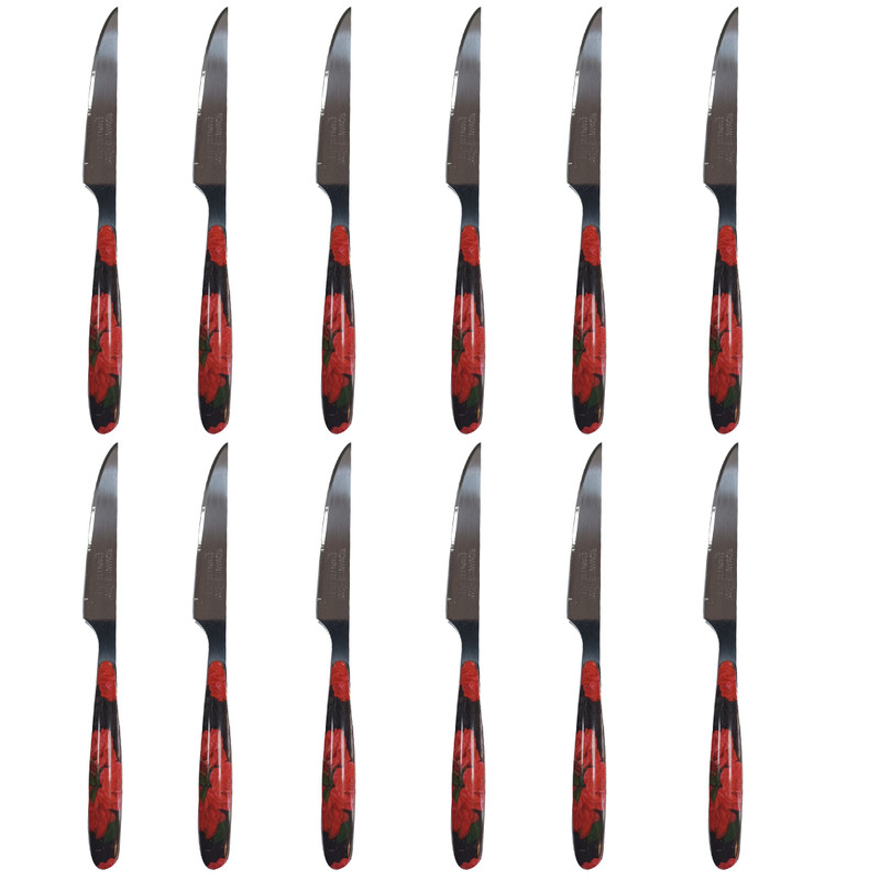 کارد میوه خوری رومانتیک هوم کد krd74 بسته 12 عددی