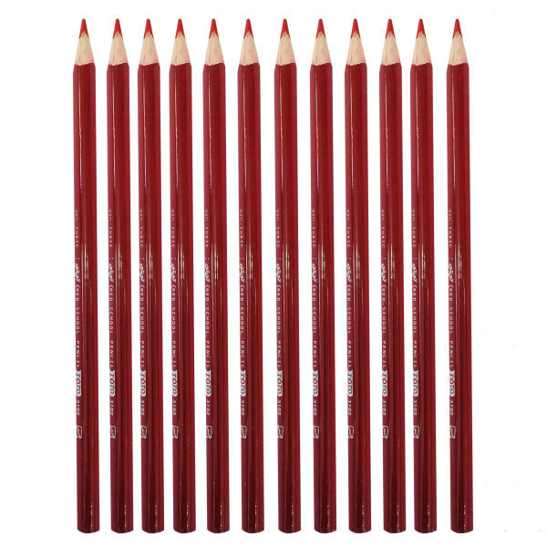 مداد قرمز توتو مدل 3102 کد 7 بسته 12 عددی
