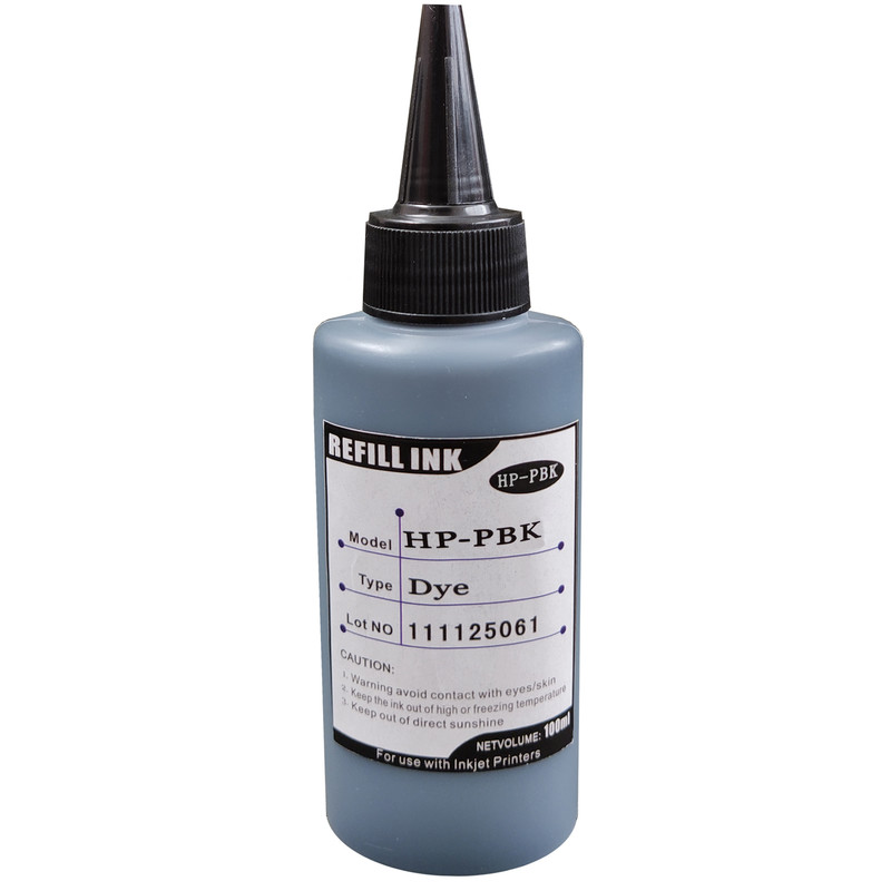 جوهر مشکی مخزن مدل HPPBK100 حجم 100میلی لیتر