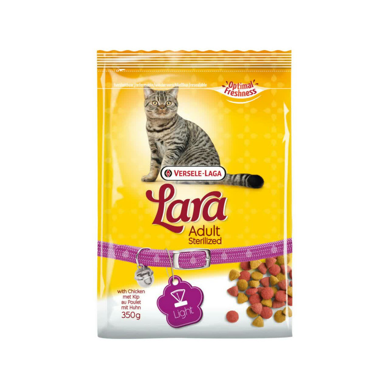 خرید و قیمت غذای خشک گربه ورسلاگا مدل لارا طعم مرغ وزن 350 گرم