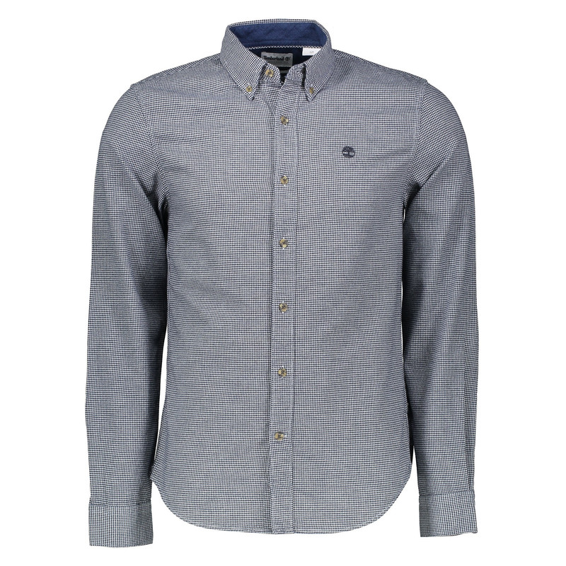 پیراهن نخی آستین بلند مردانه TWILL HOUNDSTOOTH - تیمبرلند