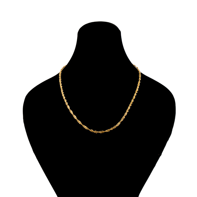 خرید و قیمت زنجیر طلا 18 عیار گالری طلاچی مدل دیسکو