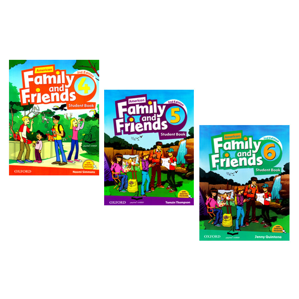 خرید و قیمت کتاب Family and Friends Second Edition اثر جمعی از نویسندگان انتشارات آرماندیس جلد 4 تا 6