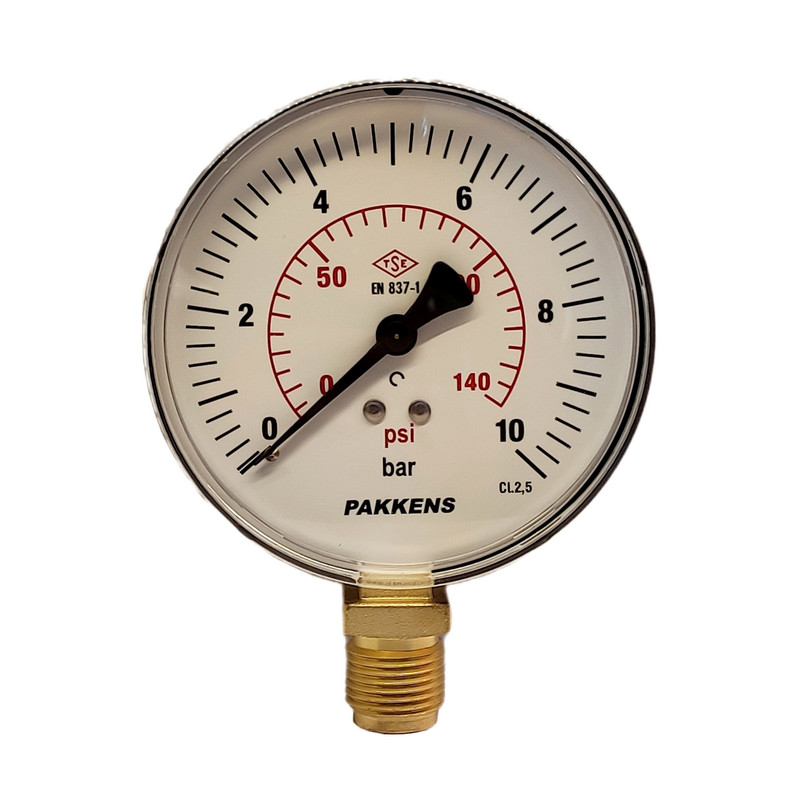 خرید و قیمت گیج فشار پکنز مدل 10bar-10cm